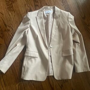 Calvin Klein Women's Beige Blazer